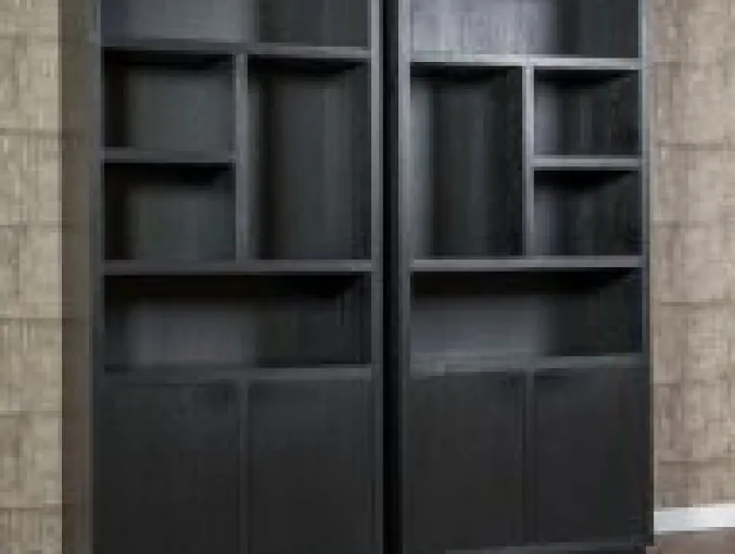 Richmond boekenkast Oakura zwart