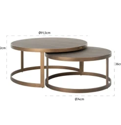 Richmond Salontafel Set Bloomingville