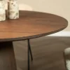 Ronde Eettafel Aurora Mangohout Bruin