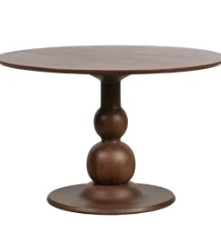 Ronde Eettafel Blanco Mangohout Bruin