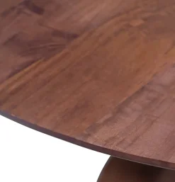Ronde Eettafel Blanco Mangohout Bruin