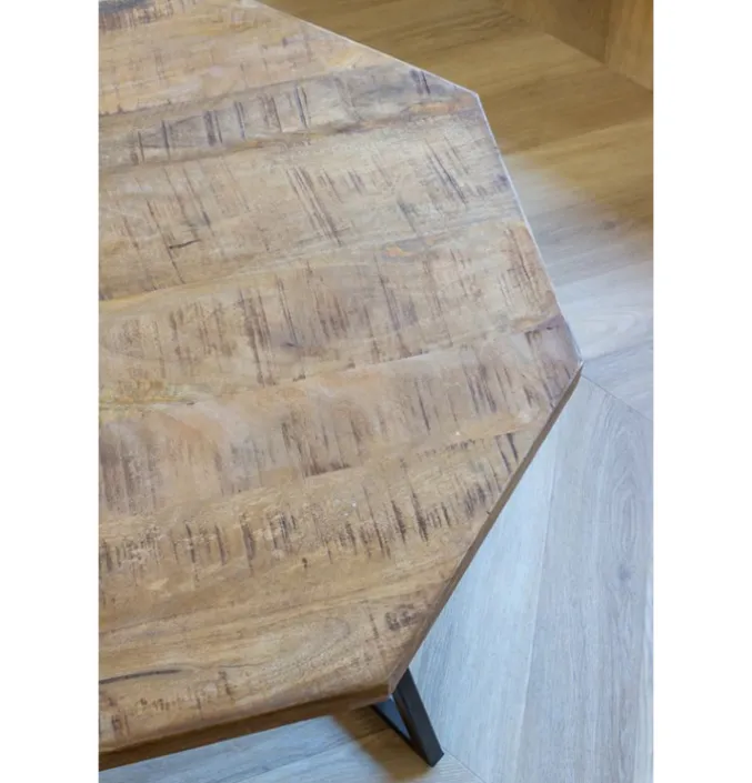 Salontafel Set Octagon Bruin