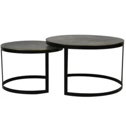 Salontafel Set Tarente Antiek Brons