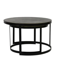 Salontafel Set Tarente Antiek Brons