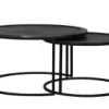 Salontafel set Ties Deep Edge Zwart
