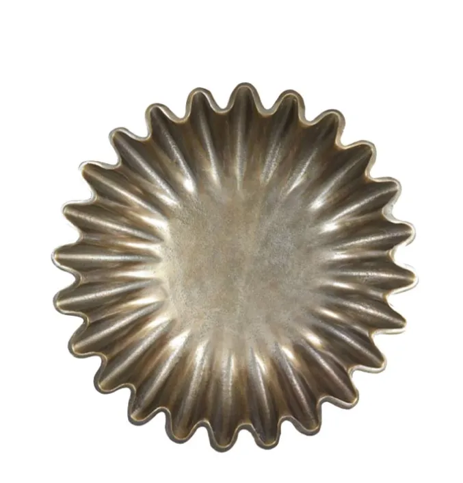Schaal Zarida antiek brons