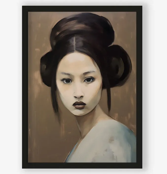 Schilderij Tsuru