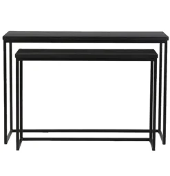 Sidetable set Brescia Zwart