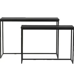 Sidetable set Brescia Zwart