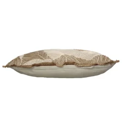 Sierkussen Palm leaf naturel