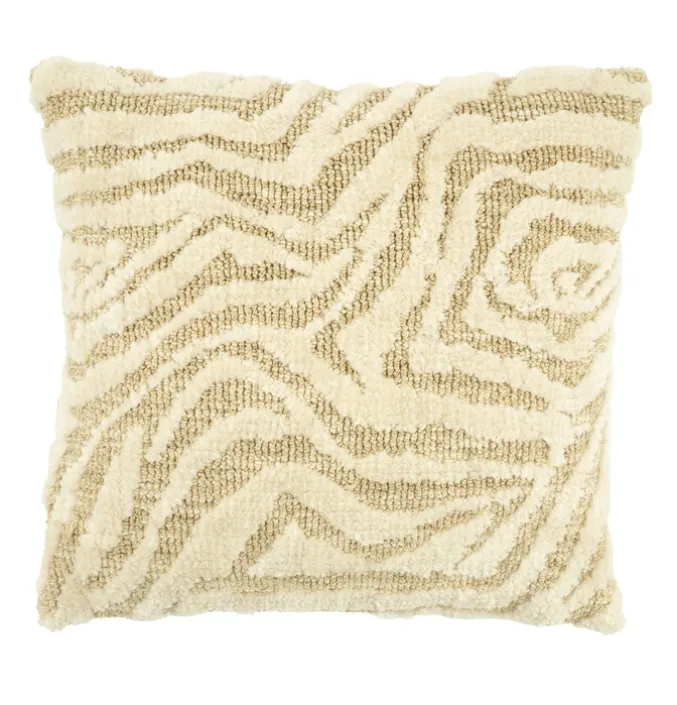 Sierkussen Sebra beige