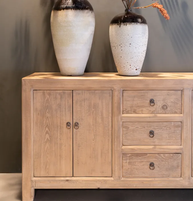 Uniek dressoir hout bruin