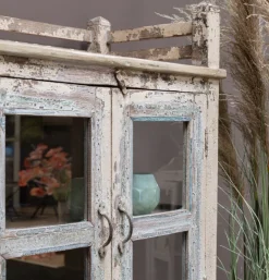Unieke kast hout crème
