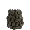 Vaas Avocado keramiek bruin- groen