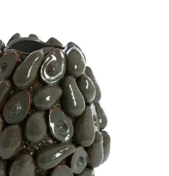 Vaas Avocado keramiek bruin- groen