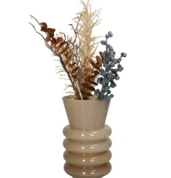 Vaas Beige Glas