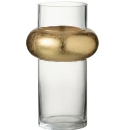 Vaas cilinder goud hoog