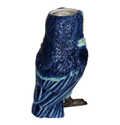 Vaas Uil blauw
