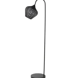 Vloerlamp Aversa zwart