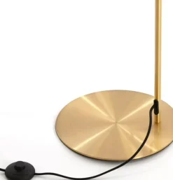 Vloerlamp Moroc goud