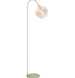 Vloerlamp Riccio goud