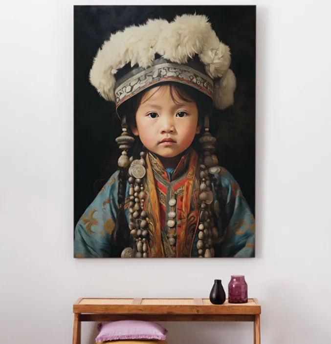 Wandkleed Traditional Child 1