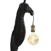 Wandlamp Giraffe zwart