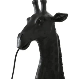 Wandlamp Giraffe zwart