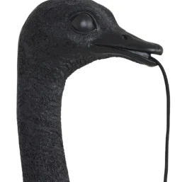 Wandlamp Ostrich zwart