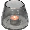 Waxinelichthouder Mist grijs