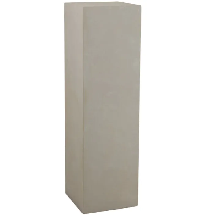 Zuil Klei Rechthoek Beige