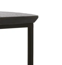 Zuil Quenza hout zwart